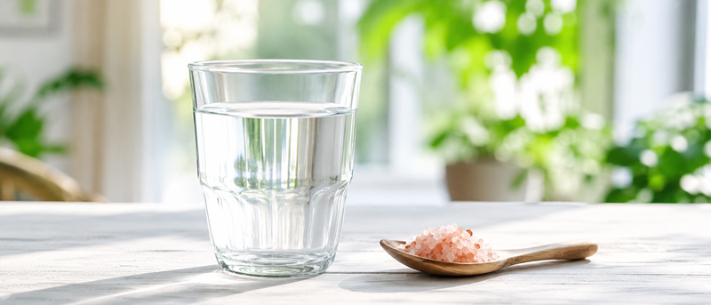 今日からできる！お金をかけずに体が変わる『水＋天然塩』の潤い健康ルーティン